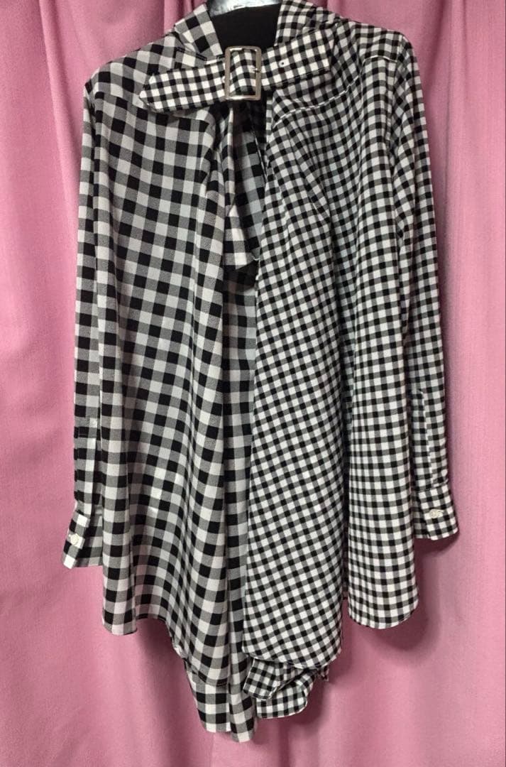 AD2025 完売商品 コムデギャルソン ドッキングギンガムシャツ - メルカリ