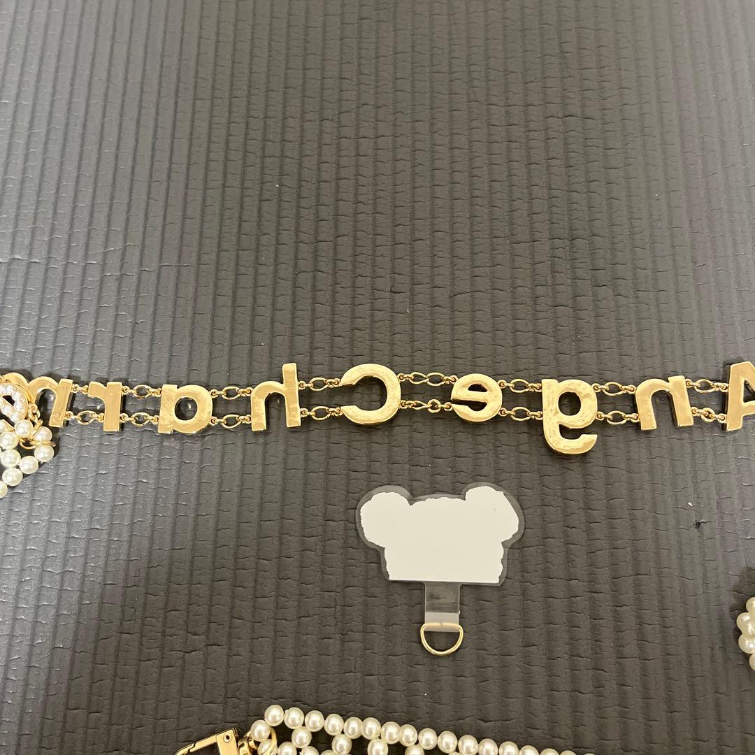 Ange Charme アンジュシャルム スマホストラップ パール 辻希美 - メルカリ