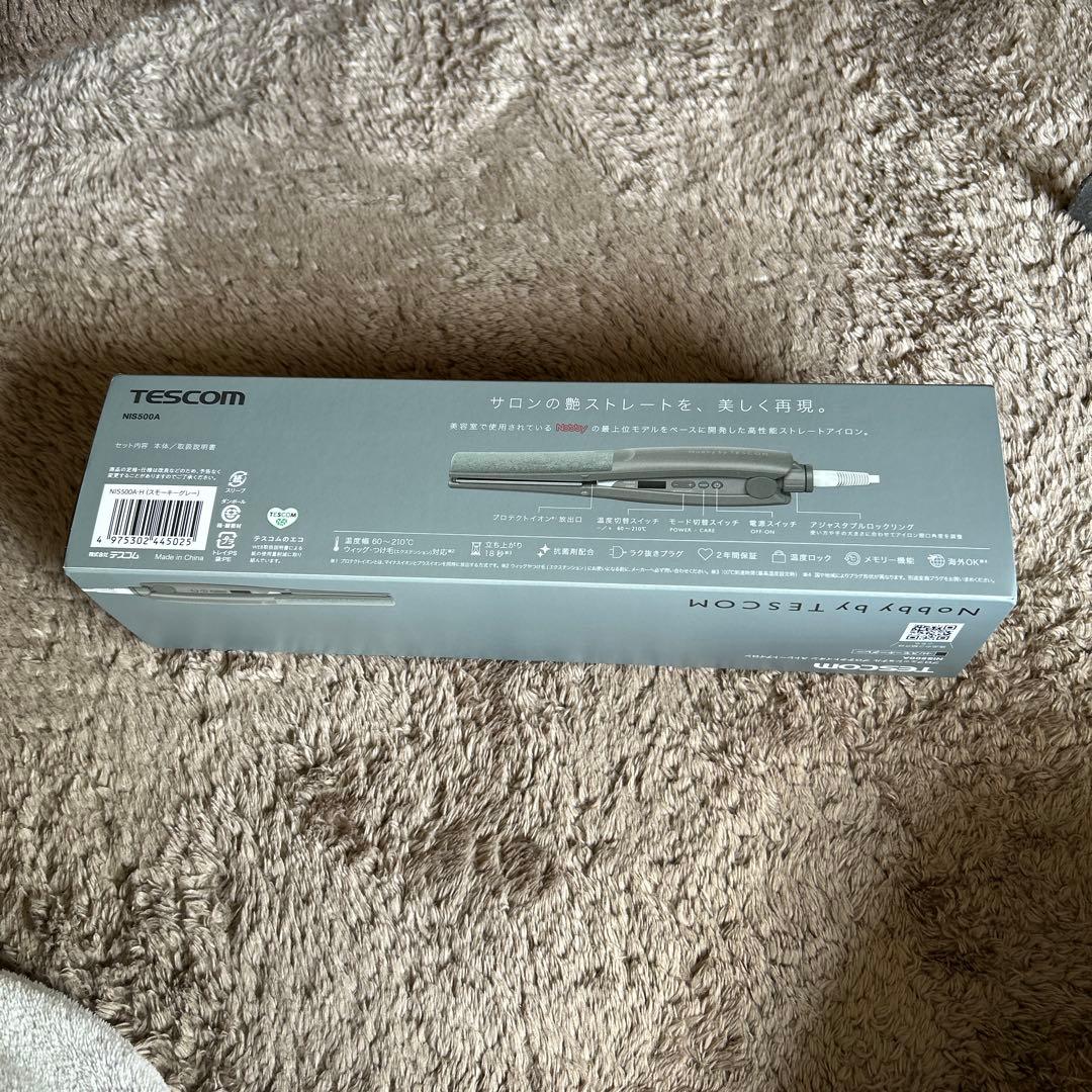 TESCOM ストレートヘアアイロン N40A グレー Amazon.co.jp: テスコム(TESCOM): ストレートアイロン・ブラシアイロン