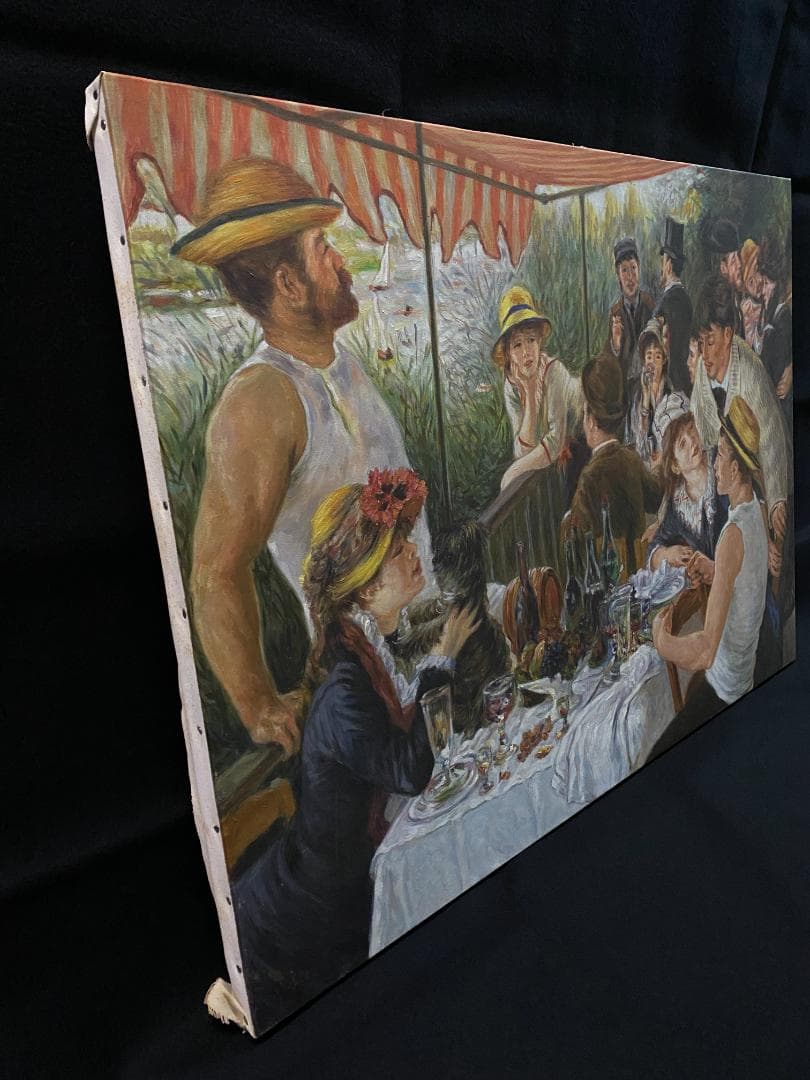 ピエール＝オーギュスト・ルノワール『舟遊びをする人々の昼食』複製画