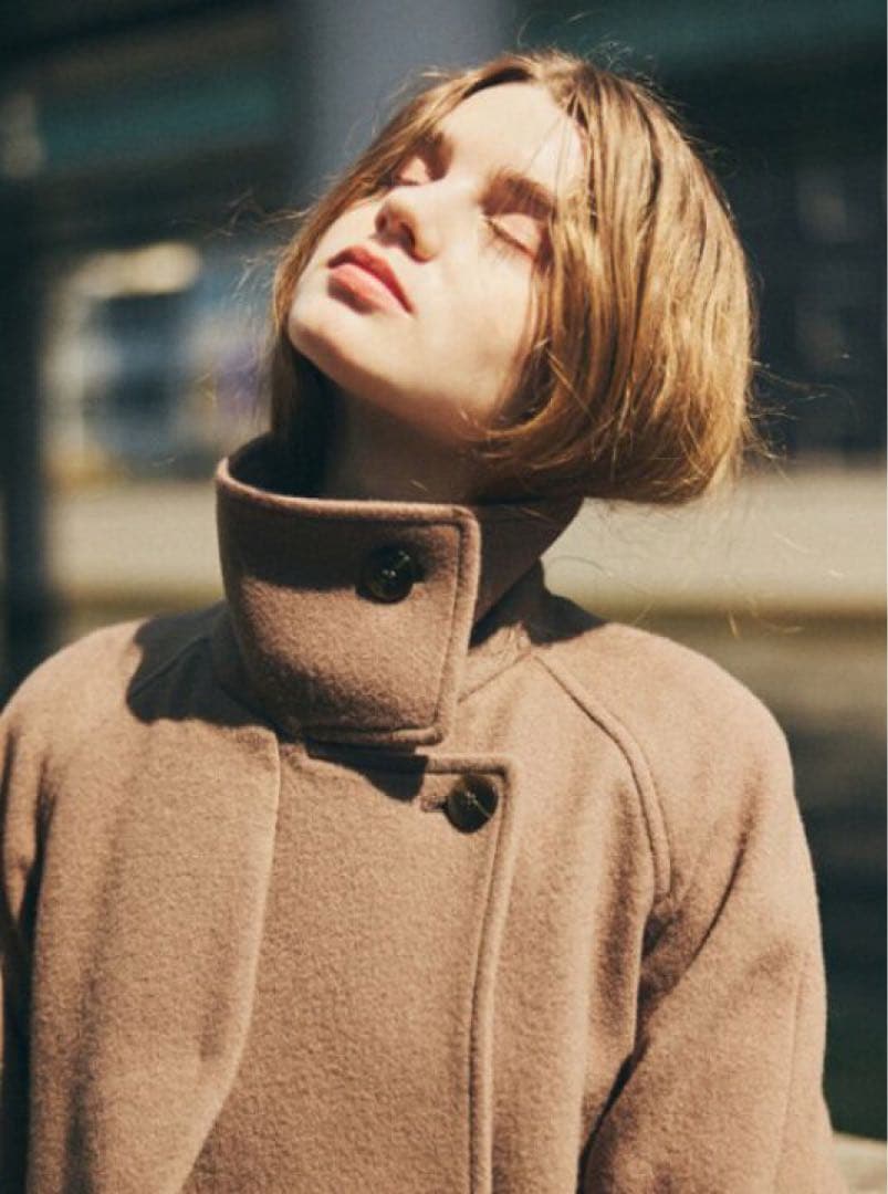 未使用新品】cocodeal ウールトレンチコート ブラウン - メルカリ