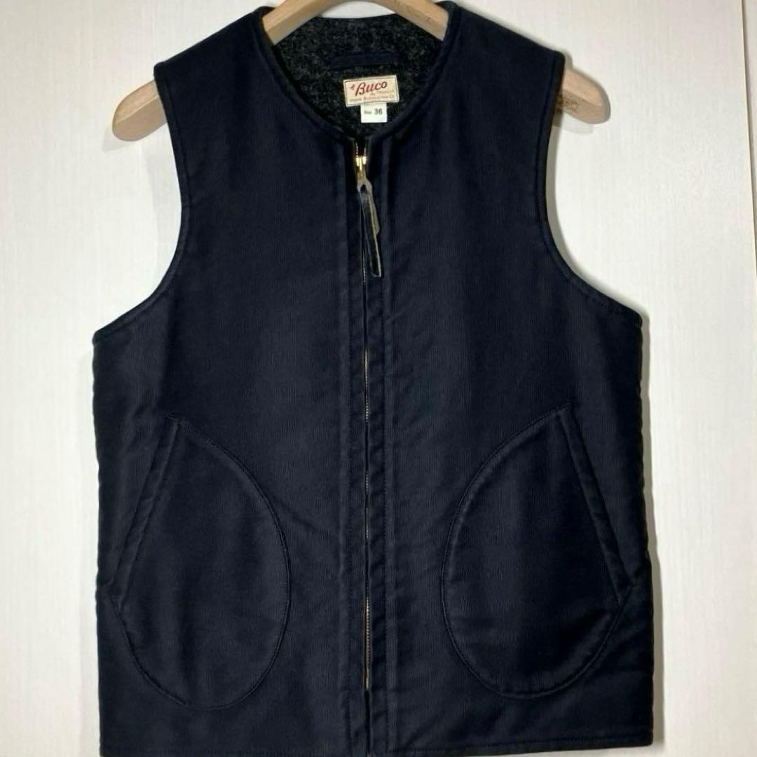 BUCO レーシングアルパカベスト ブラック リアルマッコイズ 36 - メルカリ