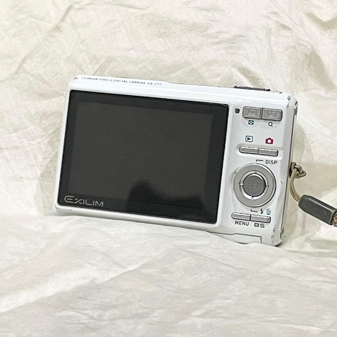 動作確認済 カシオ EXILIM Z77 7.2MP デジタルカメラ ホワイト