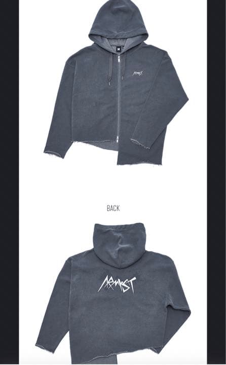 ジョングク パーカー(BLACK)Lsize おまけ付き - メルカリ