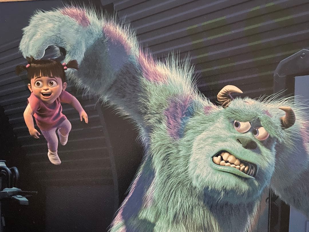 モンスターズインク ファインアート レア 世界限定100 ピクサー