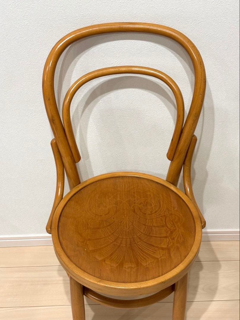 秋田木工 ダイニングチェア 軽量 曲木 ブナ 2脚セット