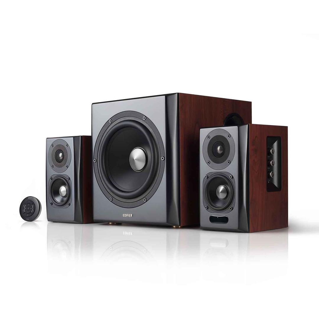 【美品】Edifier S350DB S350DB Bluetooth Bookshelf Speakers with Subwoofer – Edifier USA