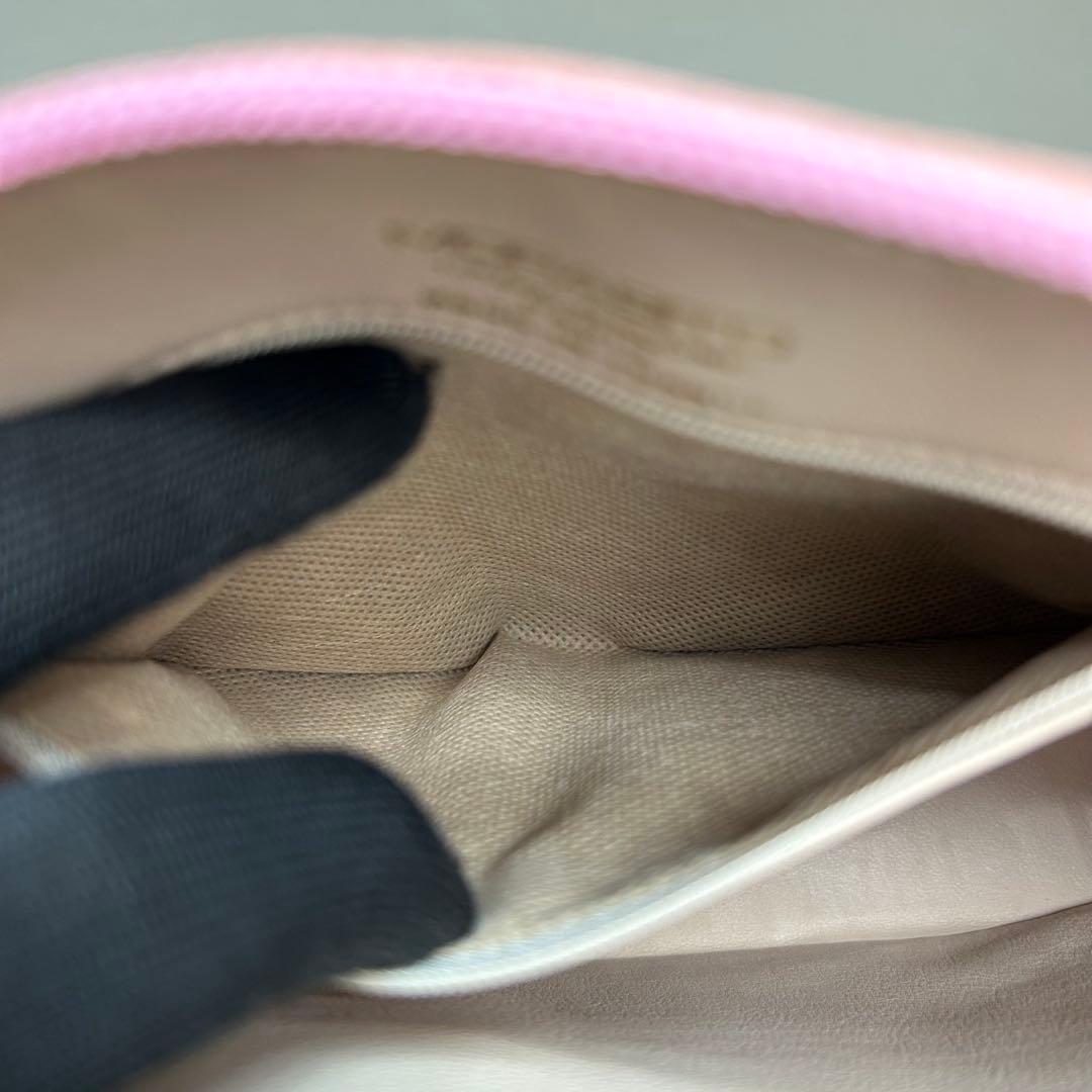 MORABITO モラビト オーストリッチ ショルダーバッグ 2way ピンク