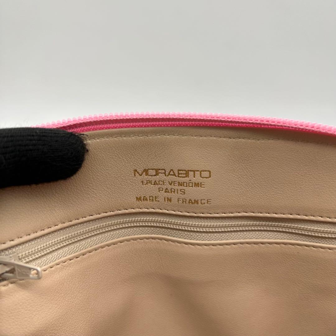 MORABITO モラビト オーストリッチ ショルダーバッグ 2way ピンク