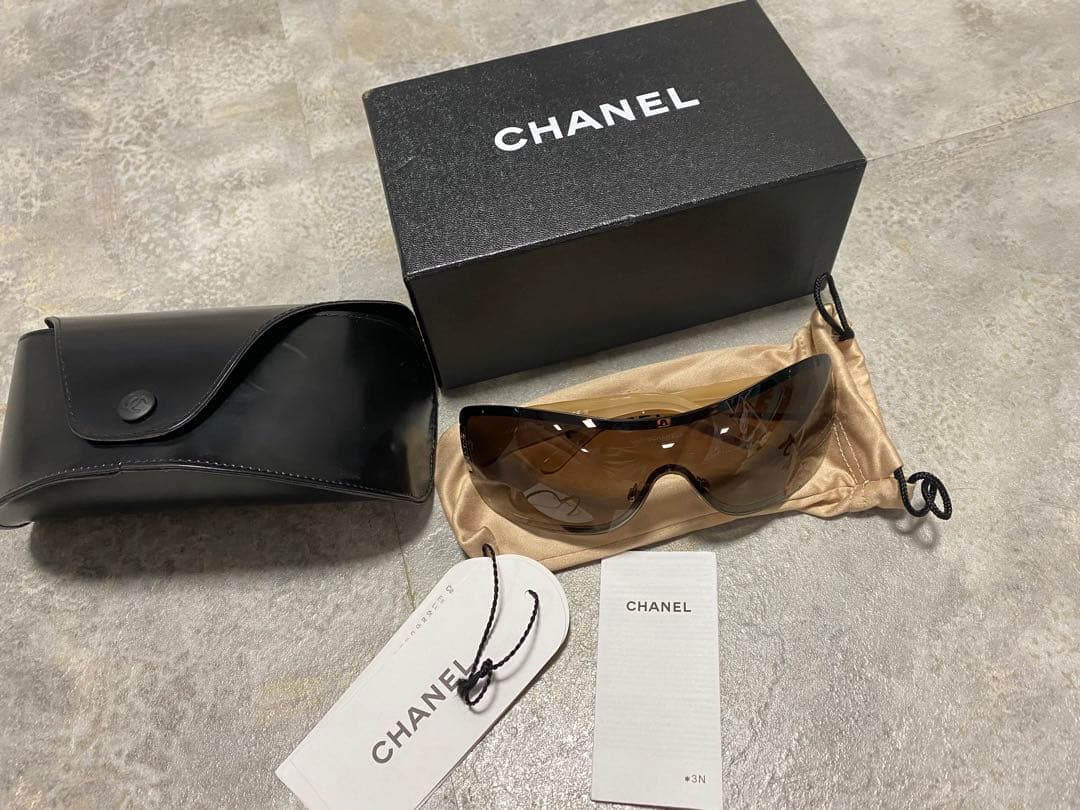 CHANEL サングラス　未使用新品 中古・古着通販】CHANEL (シャネル) サングラス ブラック サイズ:55