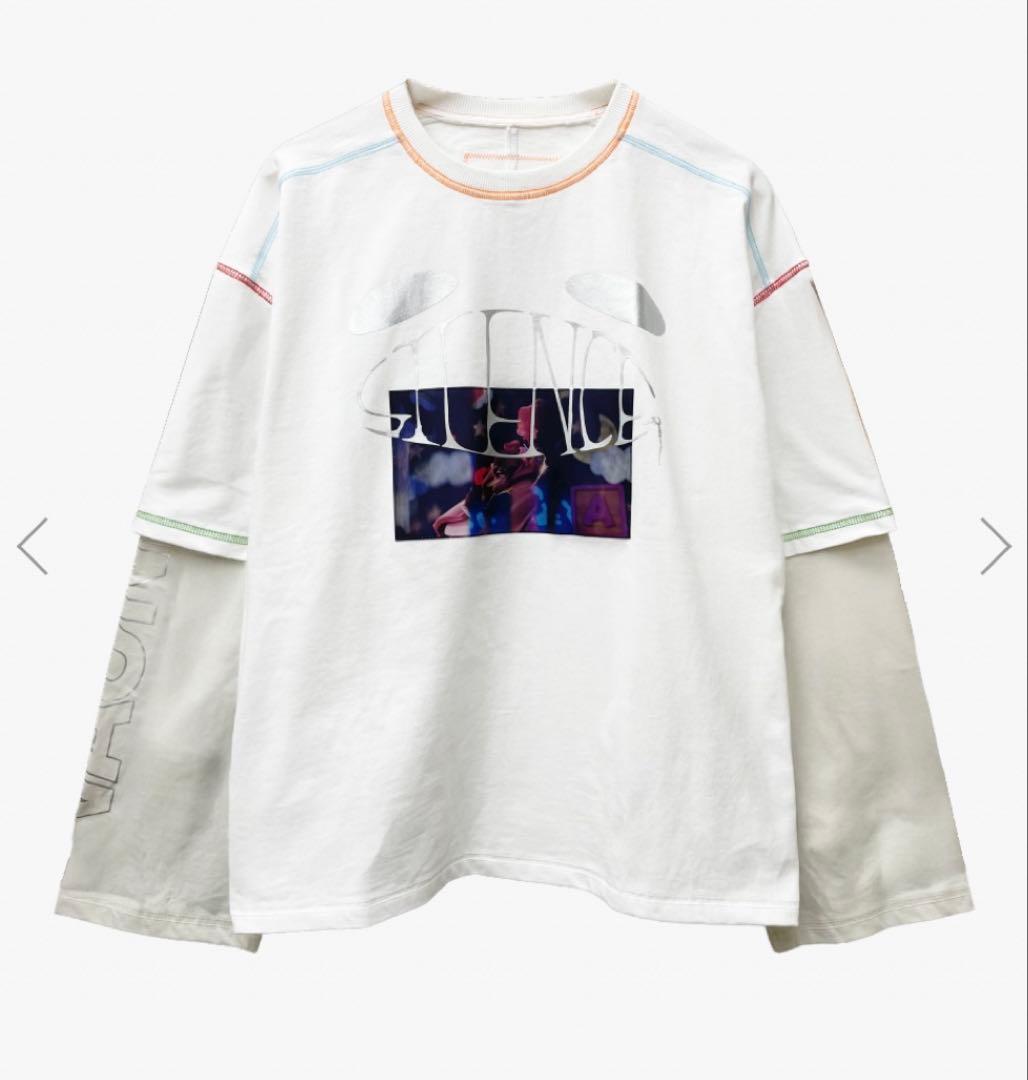 Vaundy Silence ロゴレイヤードTシャツ Mサイズ - メルカリ