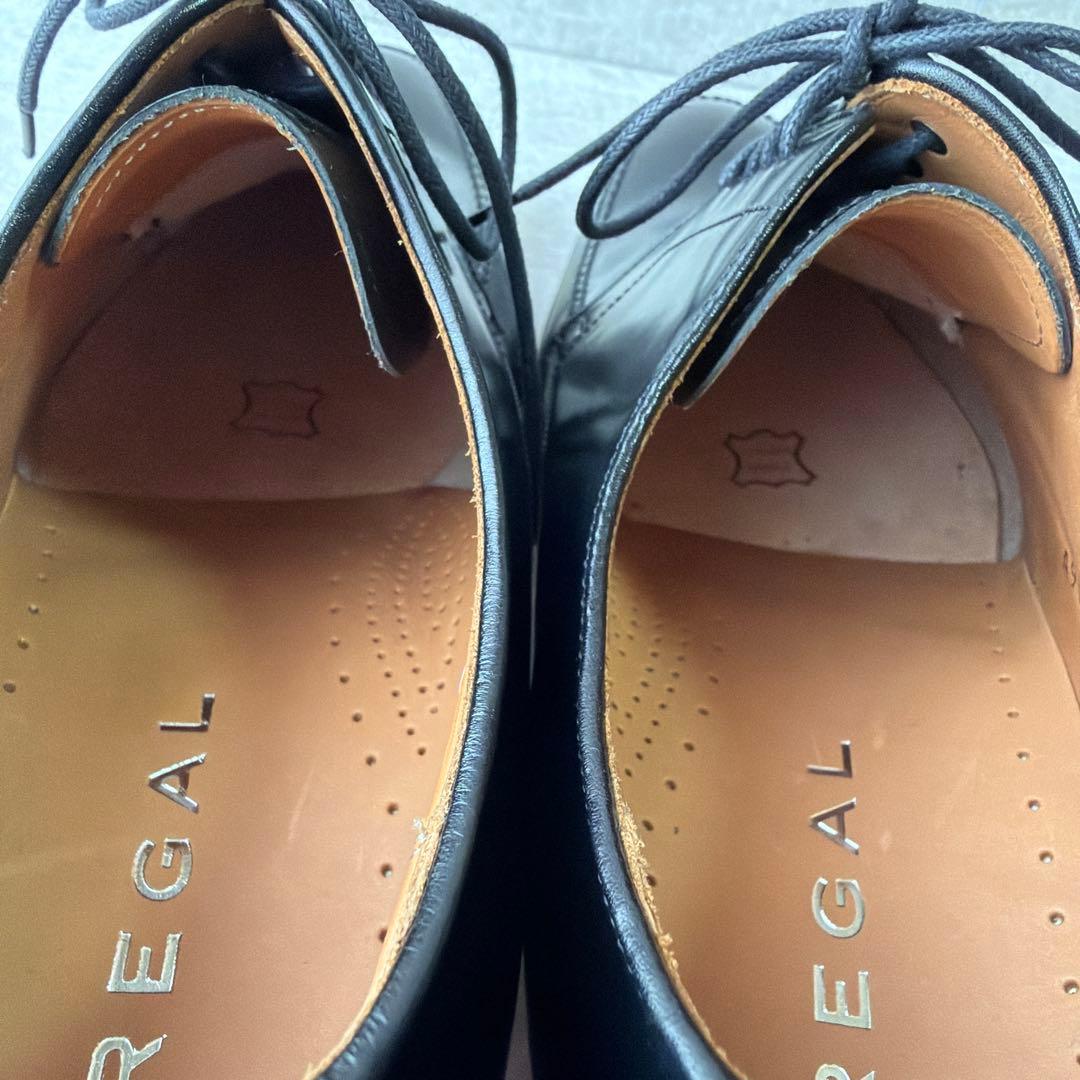 ⭐️未使用級⭐️ REGAL 316R Uチップ レザーシューズ 黒 25.5cm