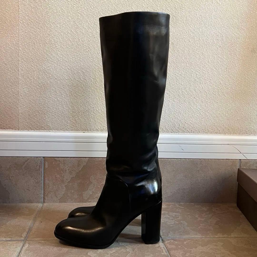 定価15万　SARTORE　ロングブーツ　レザー　黒 SARTORE（サルトル） ブーツ 「SARTORE/サルトル」ロングブーツ 本革