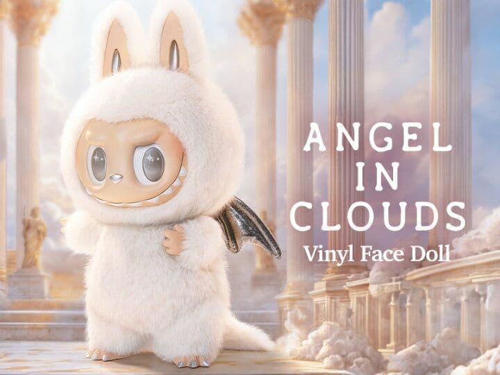 【新品未開封】THE MONSTERS ANGEL IN CLOUDS ジモモ ZIMOMO THE MONSTERS V2 - ANGEL IN CLOUDS Vinyl Face Doll – WHOOPEA