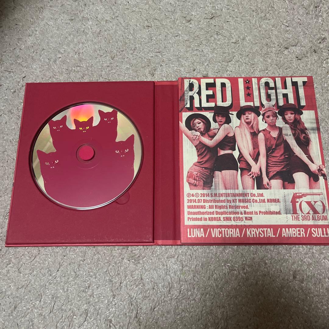 f(x) RED LIGHT 3rd Album トレカ＋ステッカー - メルカリ