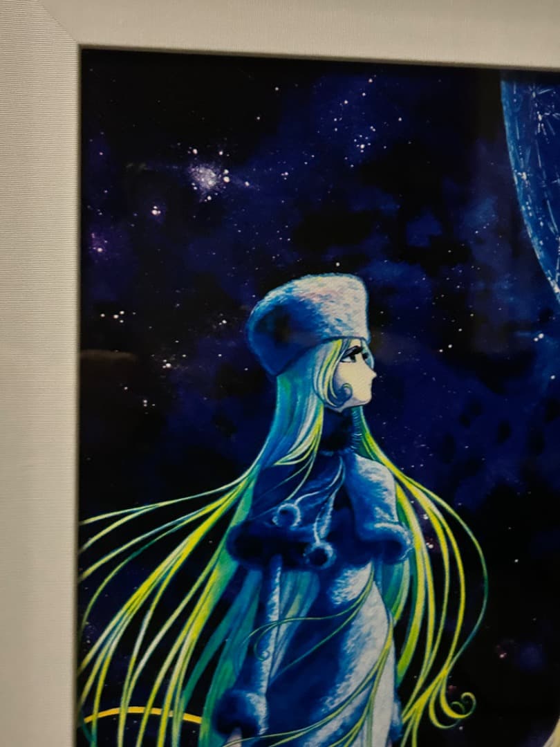 松本零士銀河鉄道999メーテルレジェンドVoyage直筆サイン 版画ピエゾ