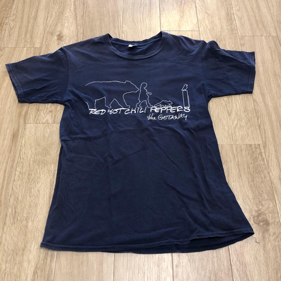 RED HOT CHILI PEPPERS Tシャツ ネイビー gateway - メルカリ
