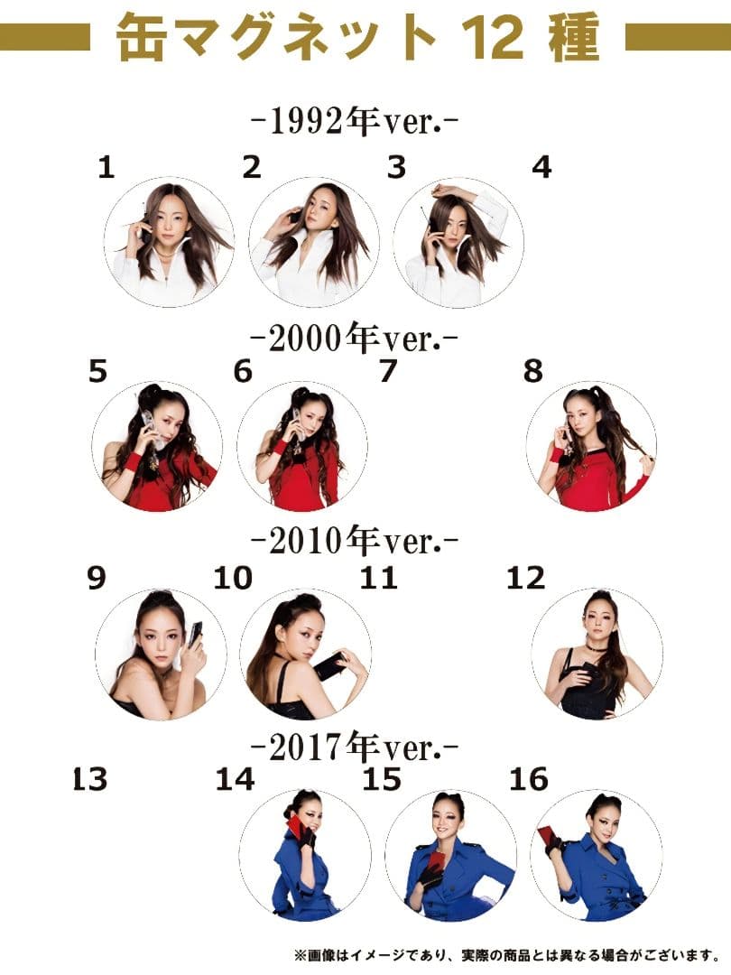 安室奈美恵 ドコモ 缶マグネット 12種セット - メルカリ