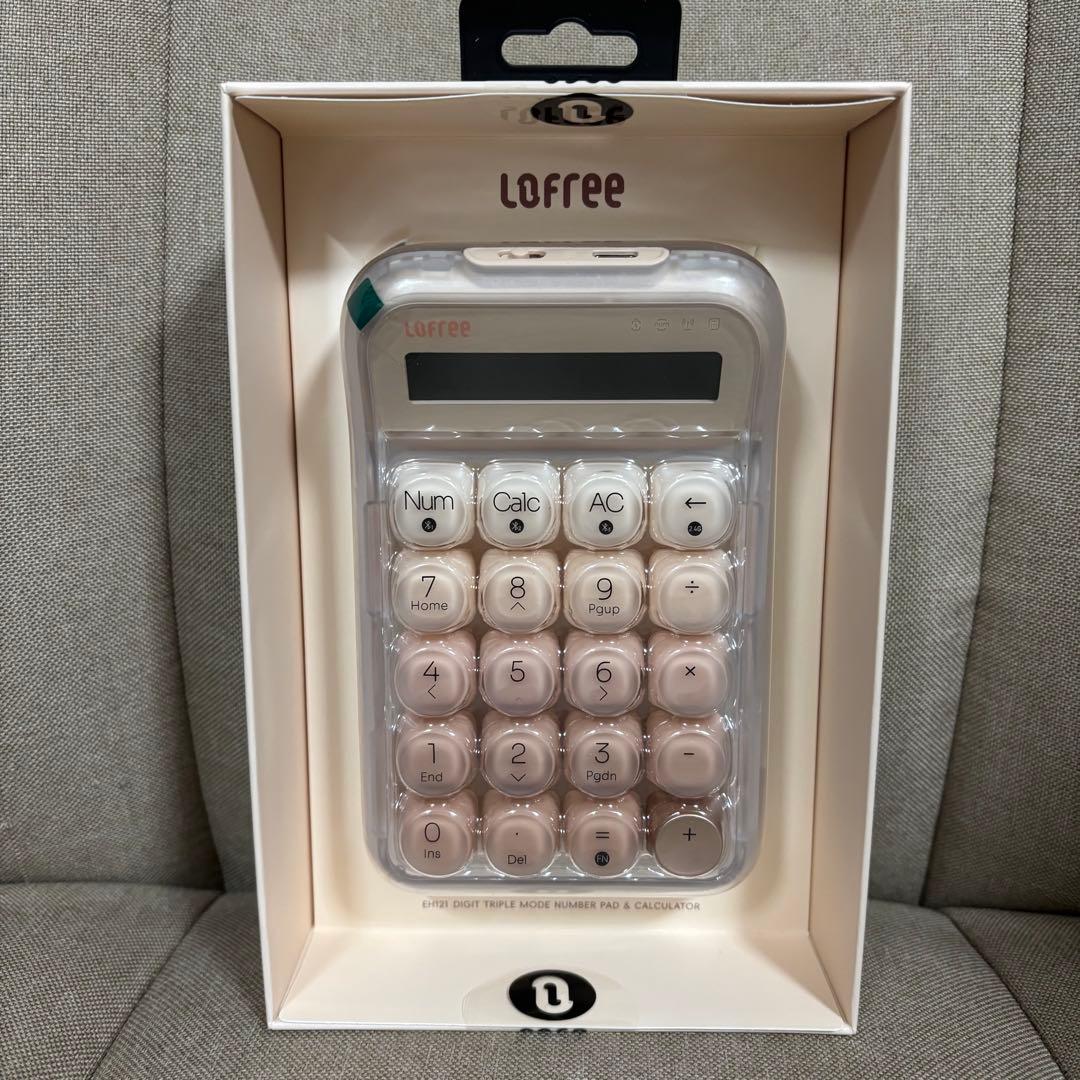 新品未使用】Lofree 電卓 ピンク リキッドファンデーション テンキー