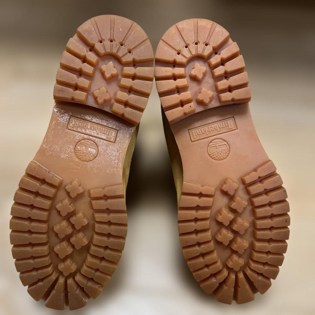 Timberland ベージュ スエード ハイカットブーツ　8.5W