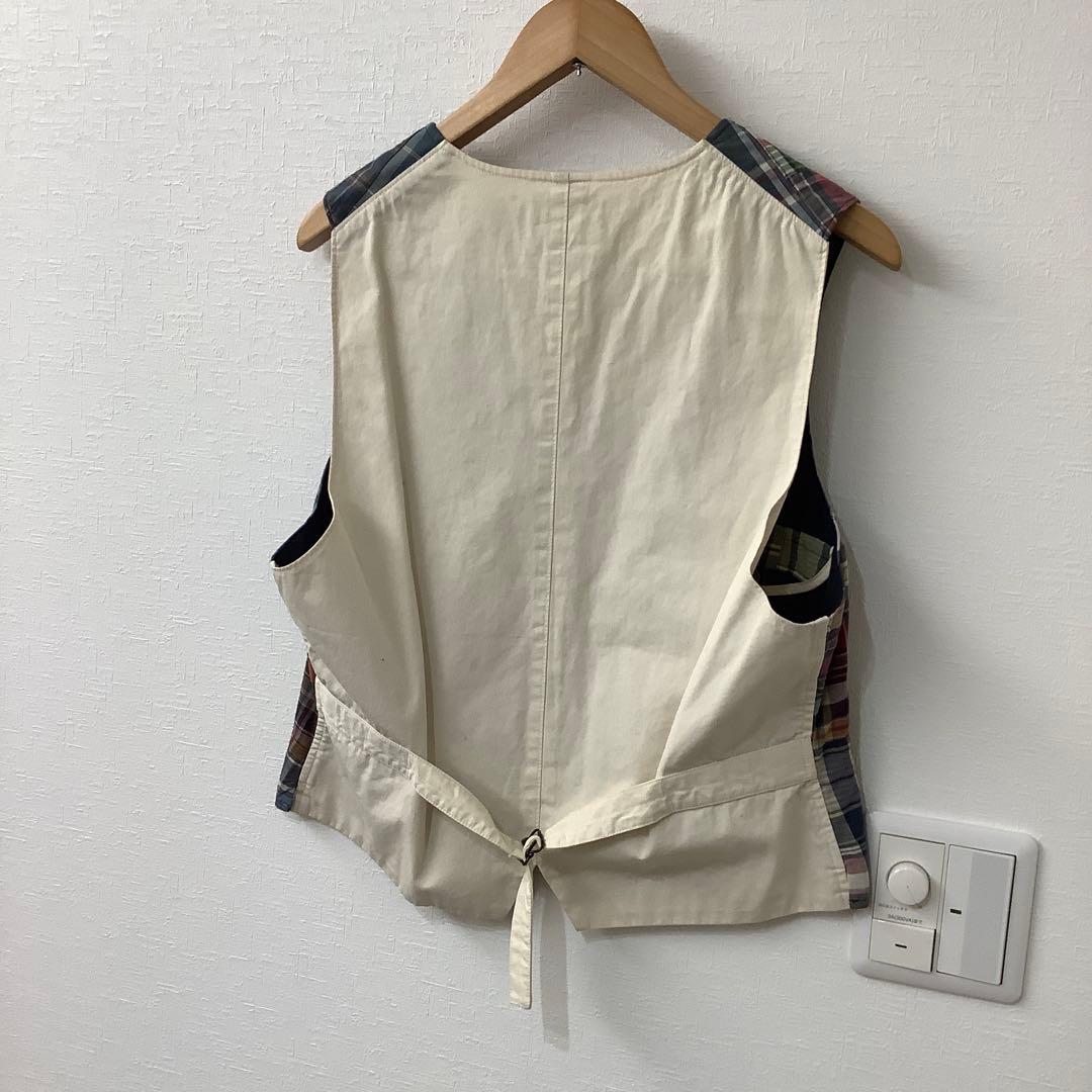ラルフローレン パッチワークベスト ポロカントリー RRL Mサイズ 美品