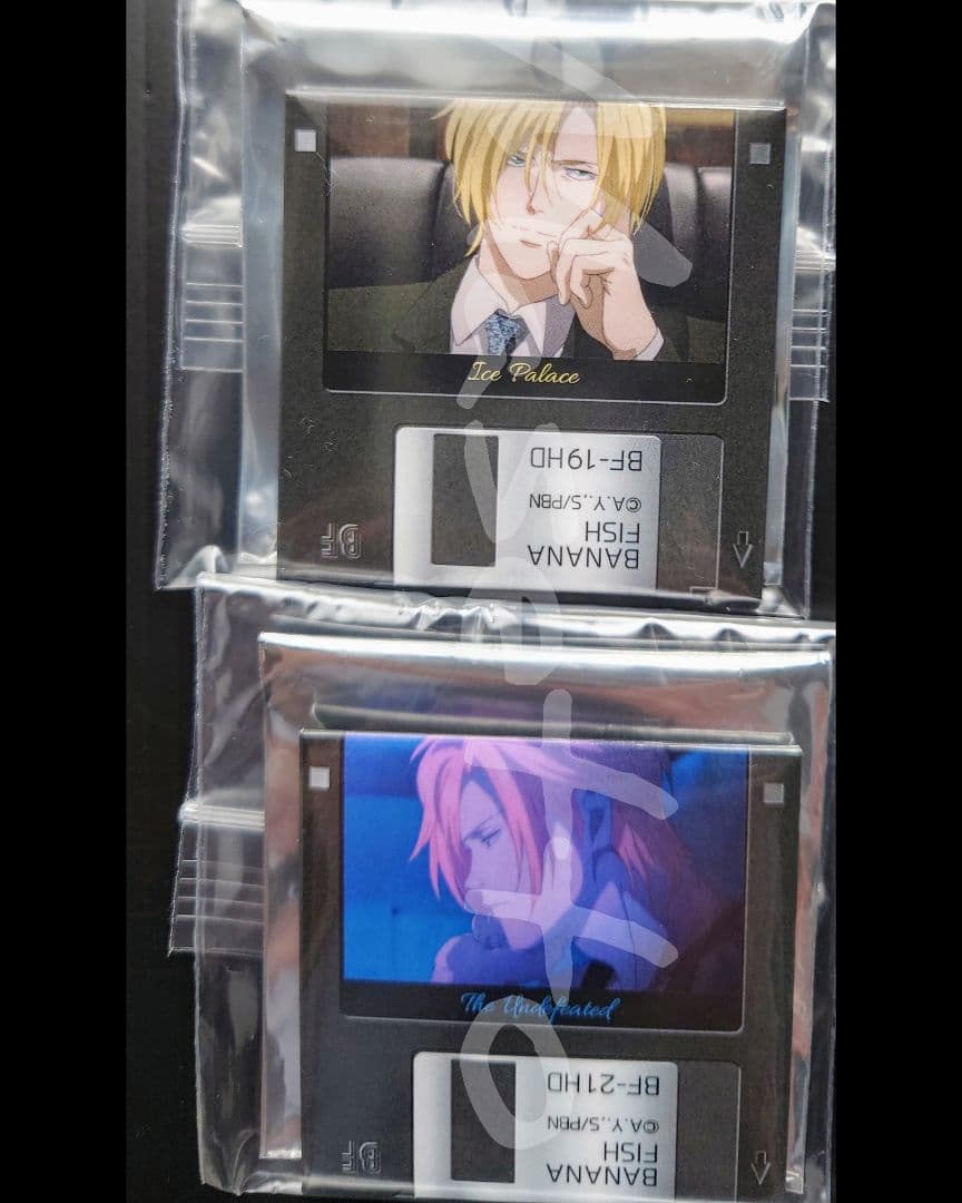 稀少品】バナナフィッシュ フロッピー風缶バッジ vol.4 コンプリート