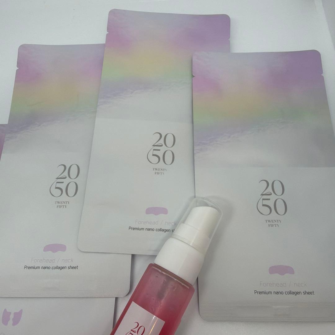 2050ブースターセラムミスト プレミアムナノコラーゲンシート ネック