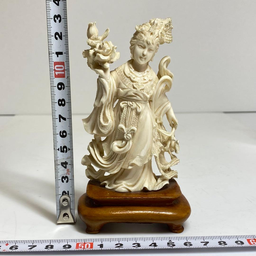 極上　天女　置物　h13.5cm/123g 東K8-0111☆2F タエチ