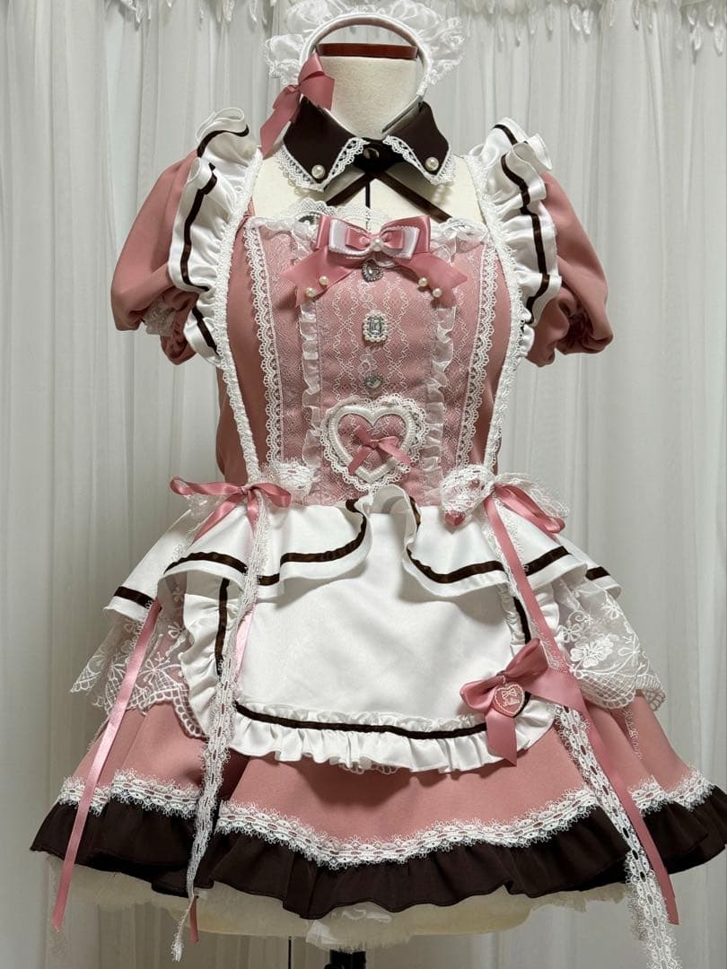 ブーケリボンジュエルピンクメイド 【Malymoon/マリームーン】①