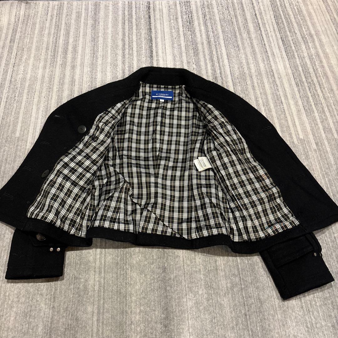 BURBERRY BLUE LABEL ピーコート 36号 y2k グランジ