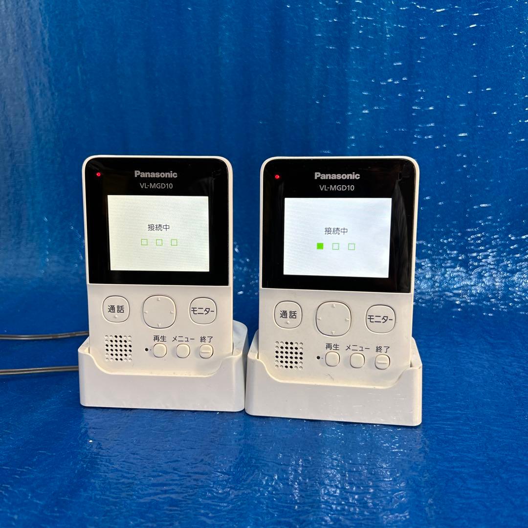 Panasonic VL-MGD10 ワイヤレステレビドアホン親機 2台セット - メルカリ
