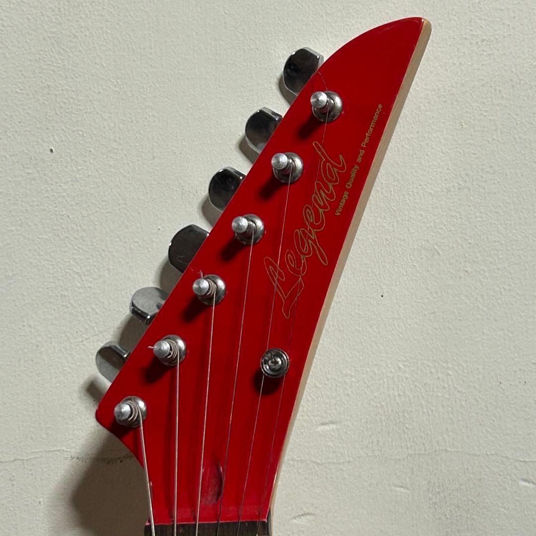 美品】Legend ストラトキャスター レッド エレキギター SSH - メルカリ