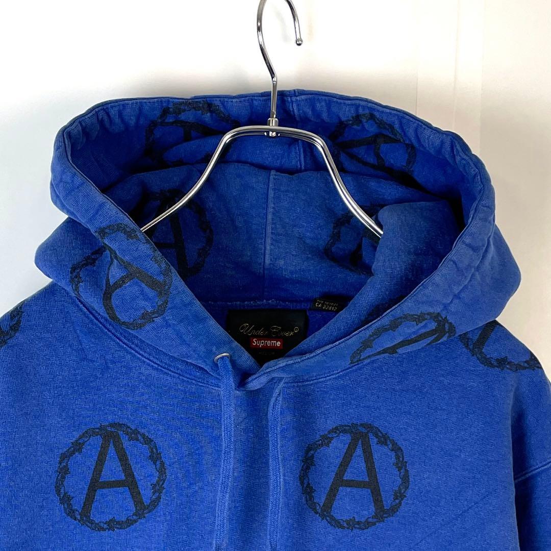 シュプリーム×アンダーカバーSupreme× UnderCover総柄パーカー青