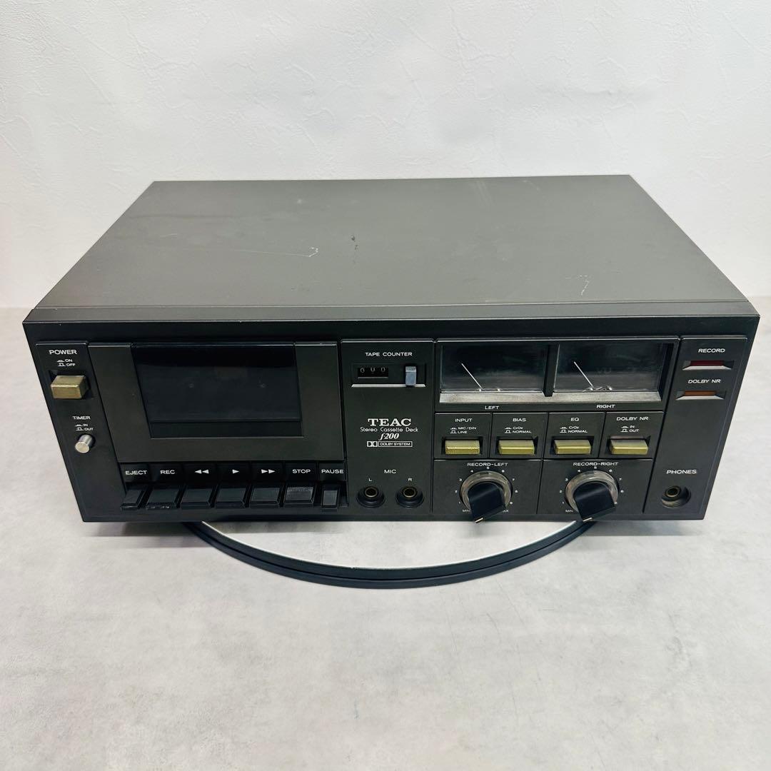 ジャンク TEAC f-200 ステレオカセットデッキ - メルカリ