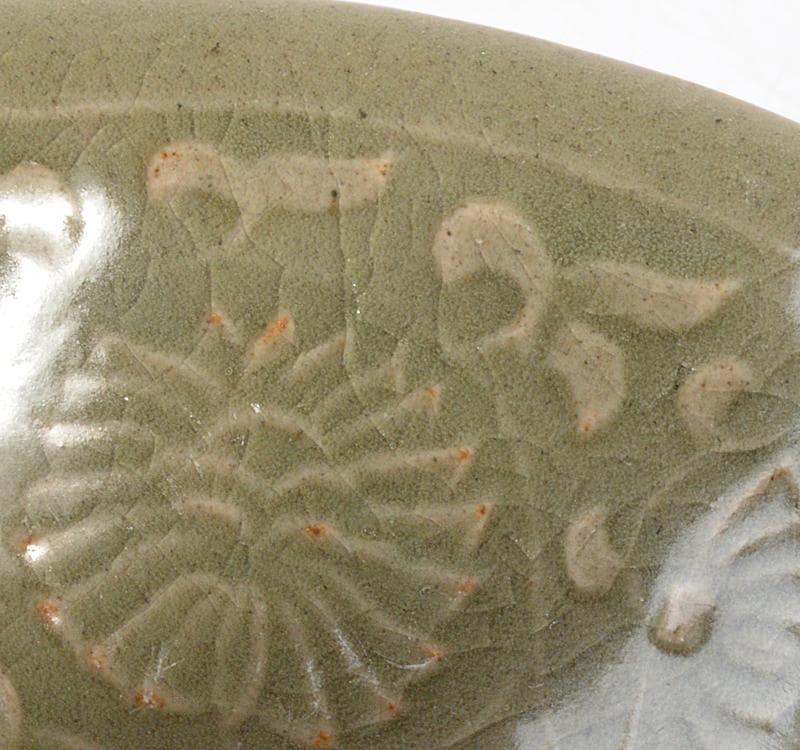 中国 龍泉窯青磁 刻花卉文鉢 茶碗 一対 V R4690 - メルカリ