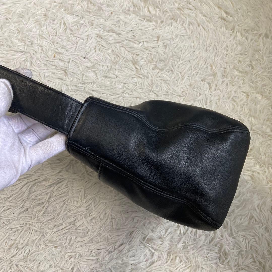 極美品 vintage coach old archive hobo Black