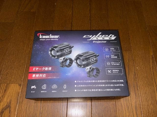 【中古品】Kaedear(カエディア) フォグ ライト KDR-K10-W15 Kaedear(カエディア) Cyber LED プロジェクター ライト KDR-K10-W15