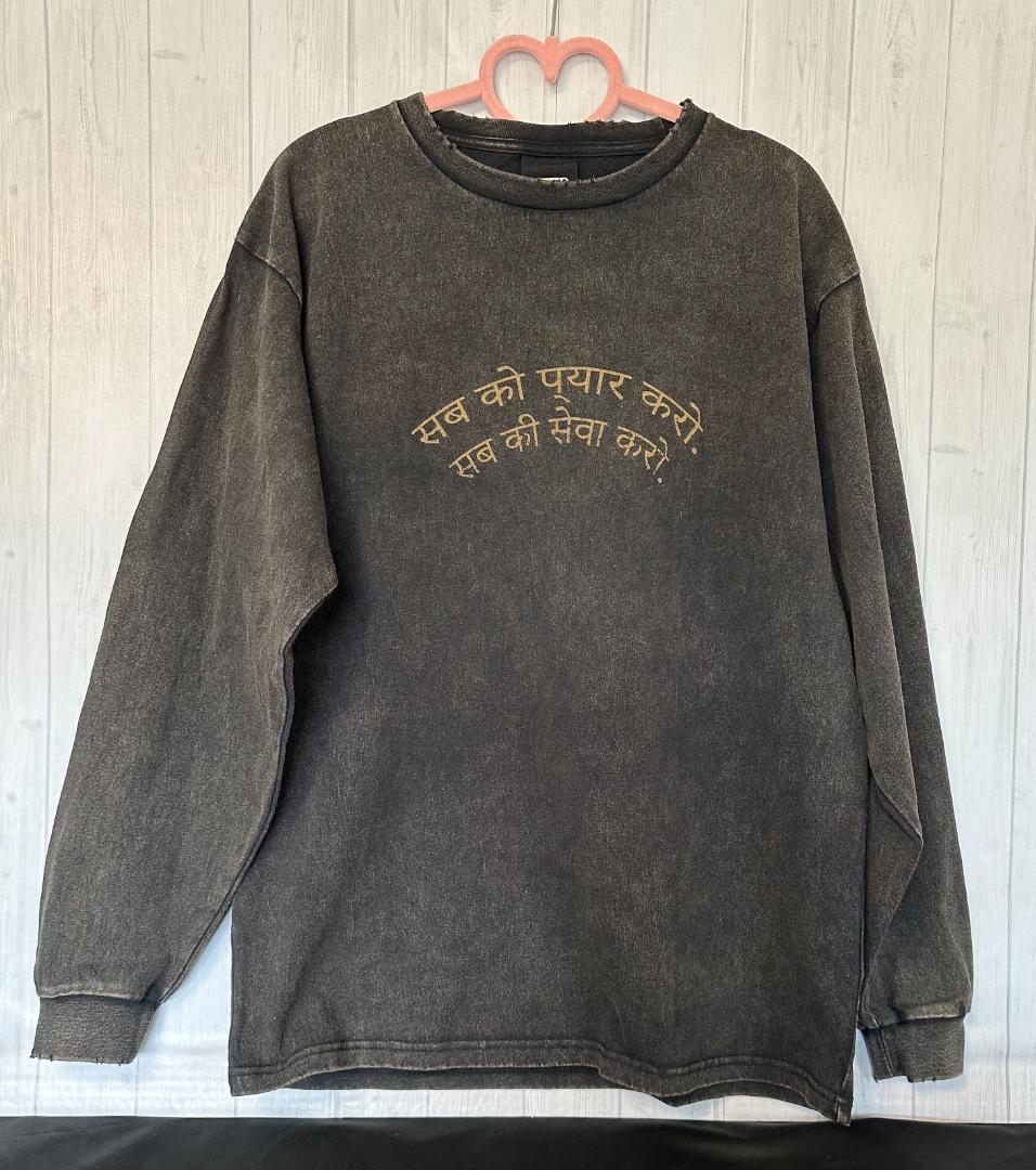 藤井風 LOVE ALL SERVE ALL ダメージロングT(M) - メルカリ