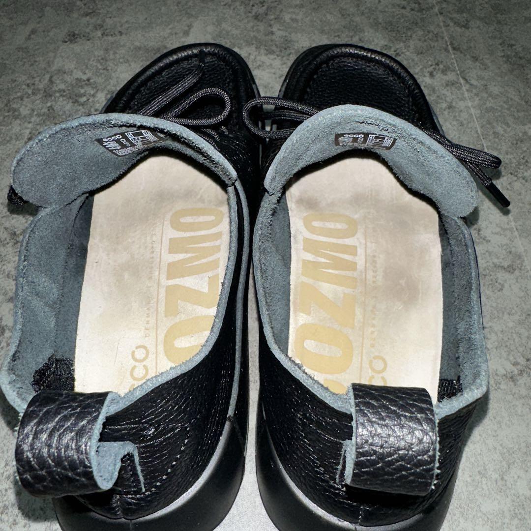 ecco エコー cozmo モカシンシューズ シボ革 ブラック 26cm - メルカリ