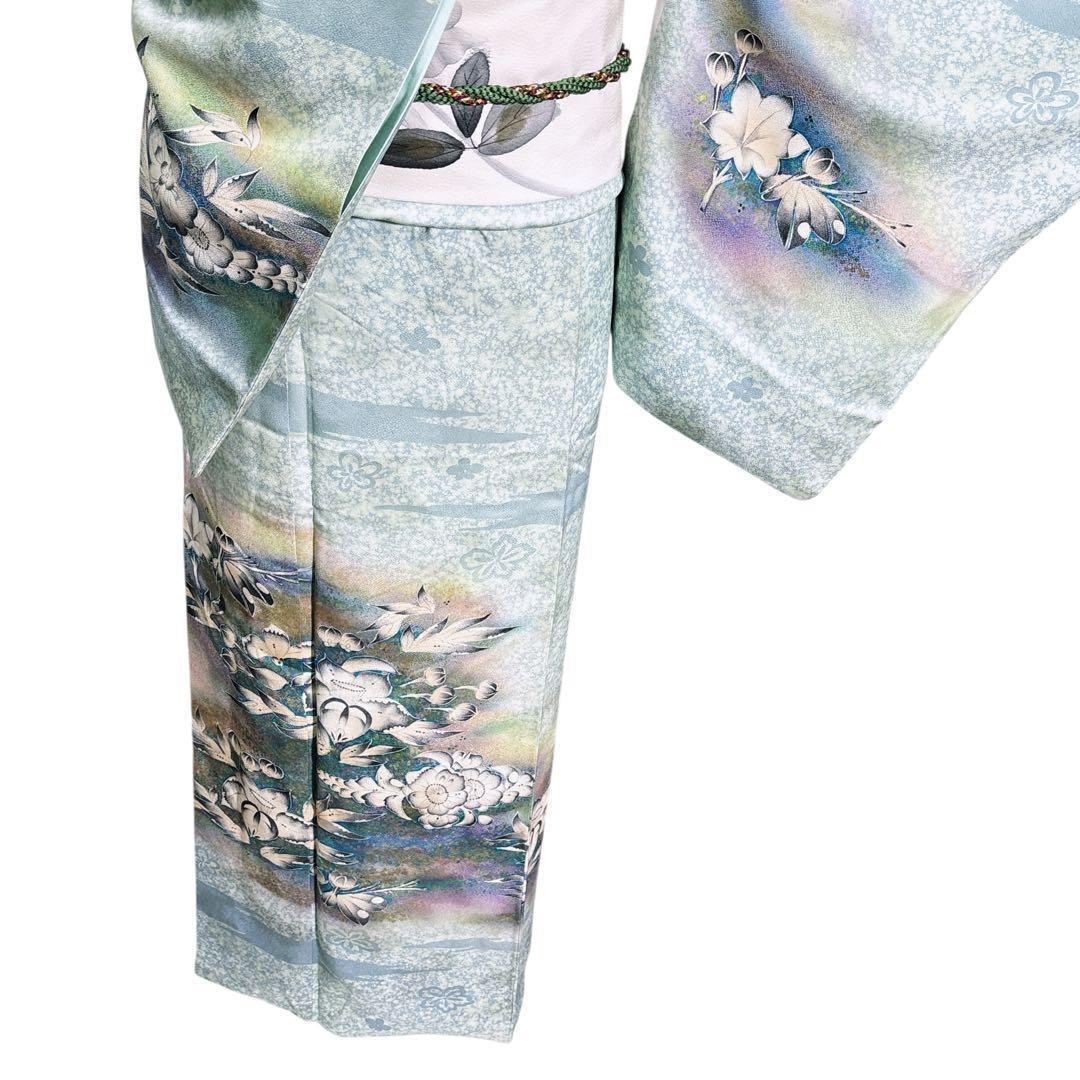 A130愛華 着物 訪問着 作者物 落款あり 辻ヶ花 正絹 美品 - メルカリ