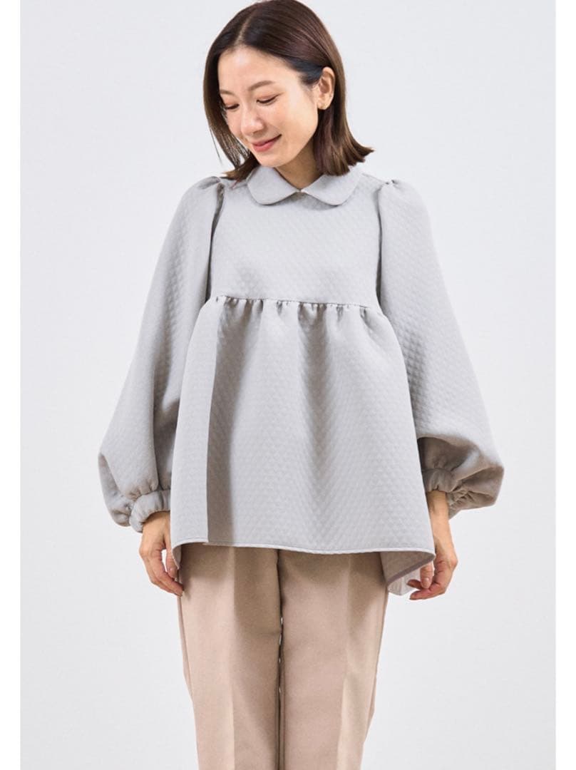 yori♡ヨリ♡キルトライクボリュームブラウス 【2024SP】 - メルカリ