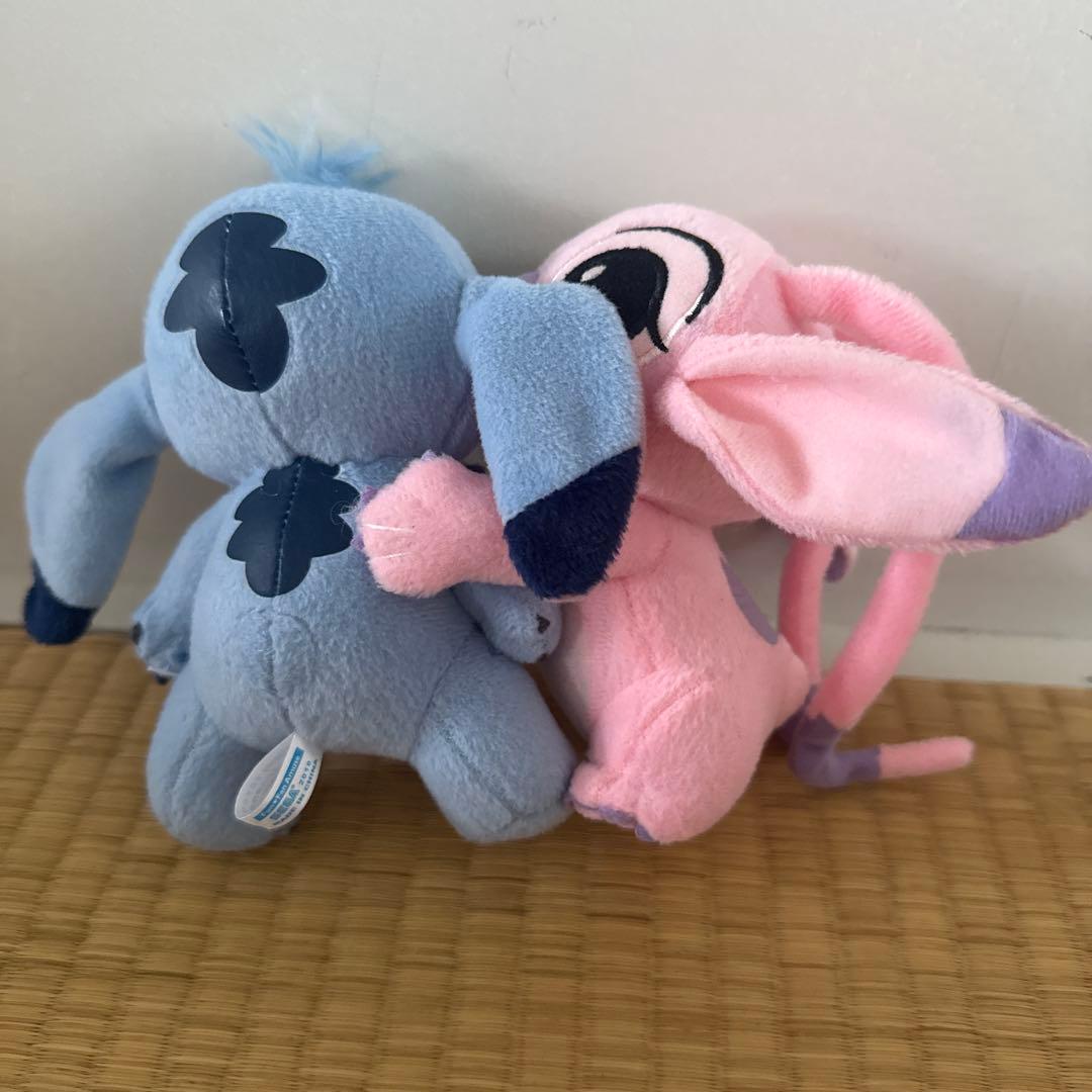 スティッチ エンジェル ペア ぬいぐるみ ディズニー - メルカリ