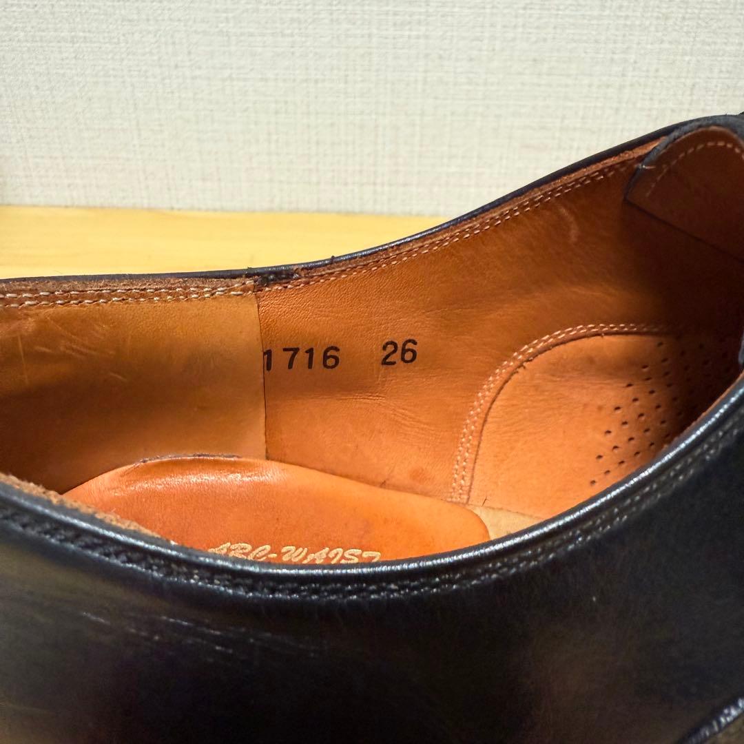 【おまけ付】SCOTCH GRAIN ストレートチップ 内羽根 26.0cm