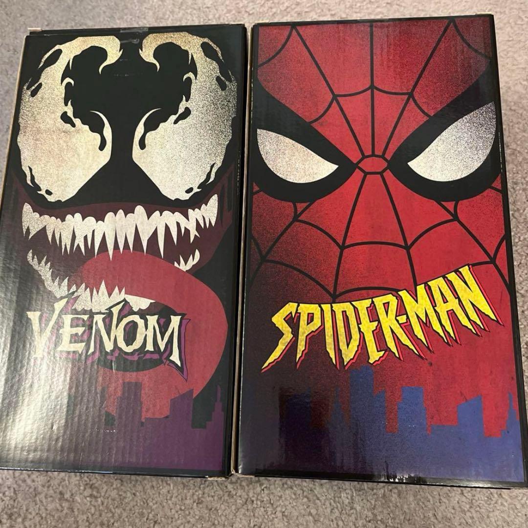 ベアブリックBE@RBRICK400% スパイダーマン ヴェノムハッピーくじ