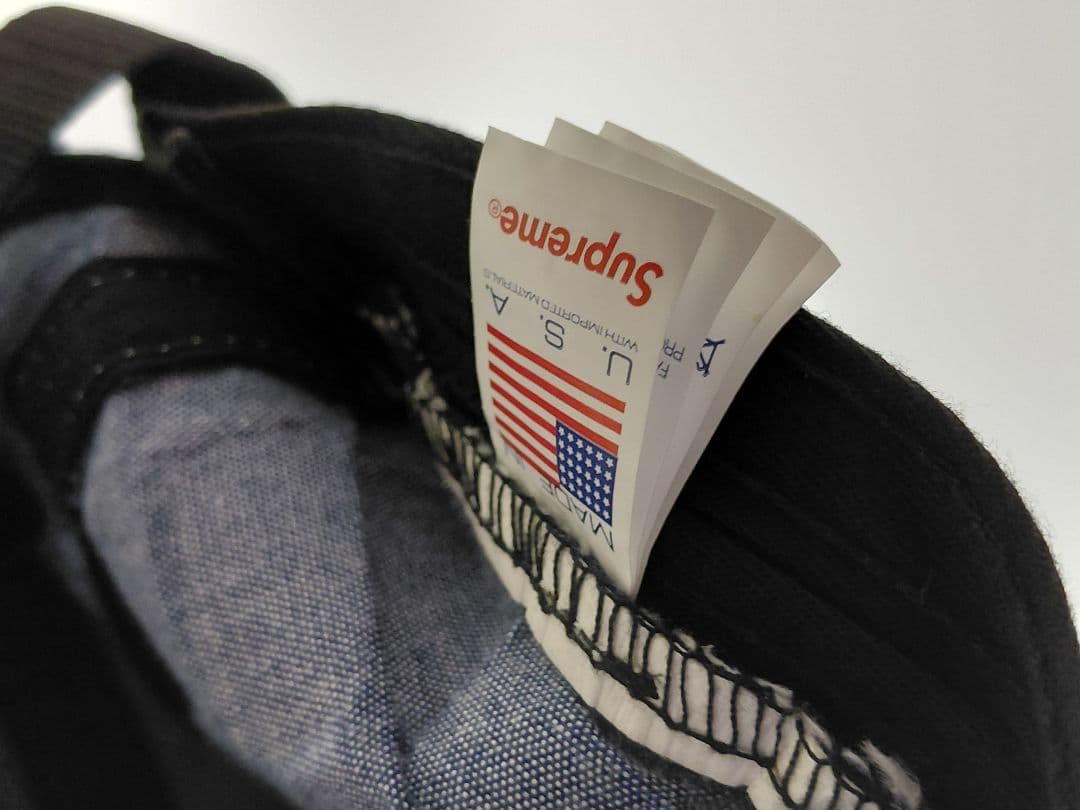 極美品　Supreme　Croc　Denim　Camp　Cap　\"Indigo\"