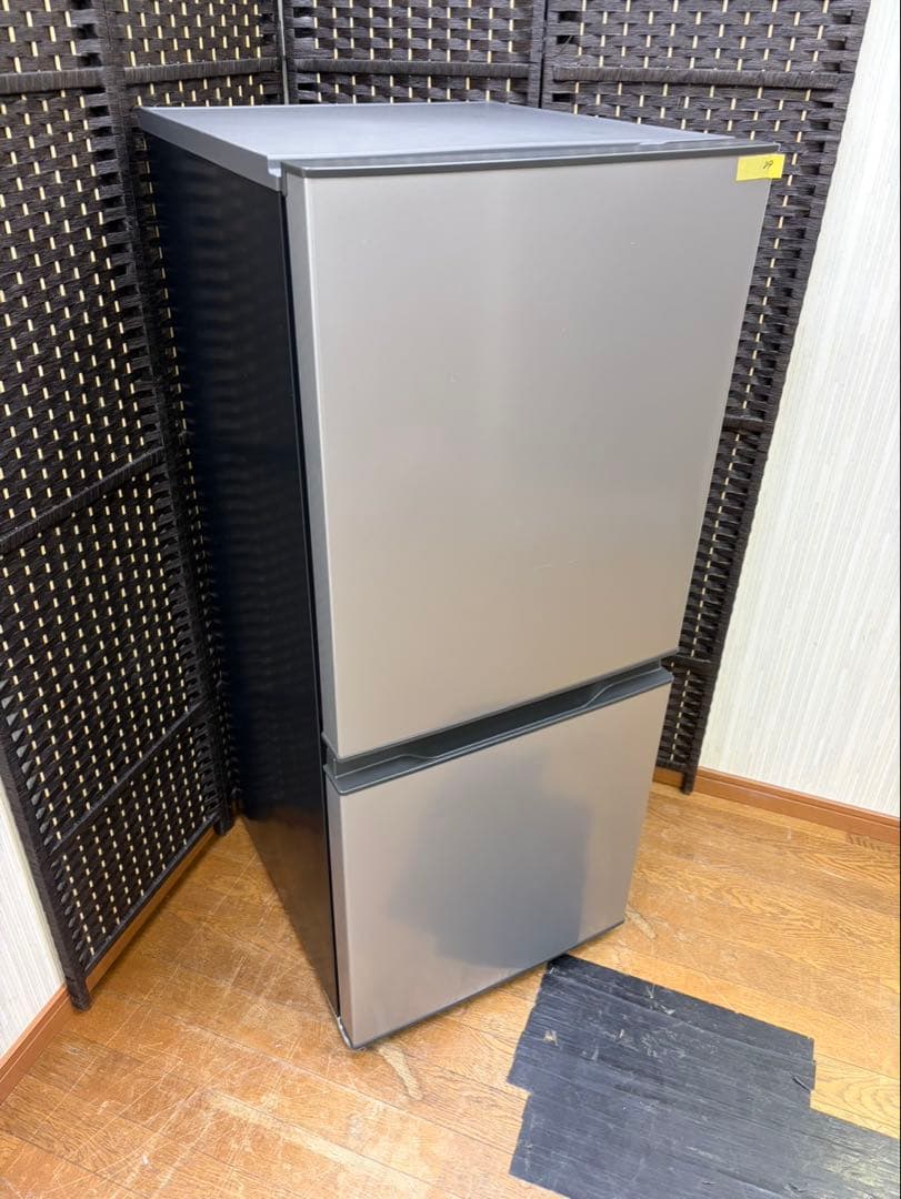 #89 AQUA 2023年 135L AQR-14PBK 冷蔵庫 右開き アクア AQUA 冷蔵庫 2ドア 右開き 135L AQR-14PBK-S シャイニー