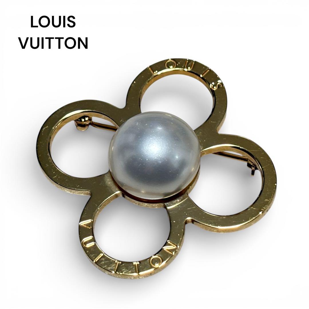 LOUIS VUITTON ルイヴィトン フラワー パール ブローチ Pearly Flower Brooch S00 - Women - Fashion Jewelry | LOUIS VUITTON ®