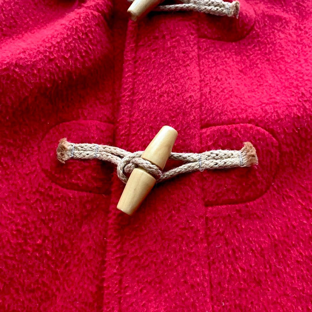 極美品 3L】MONTGOMERY Tibbett ダッフルコート 英国製 赤