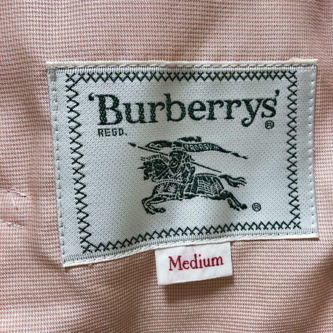 バーバリー ブルゾンコート 金ボタン ピンク ノバチェック - メルカリ