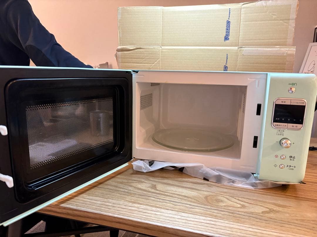 値下げ！！ダイウ 電子レンジ レトロスタイル DM-E25AM ミント - メルカリ